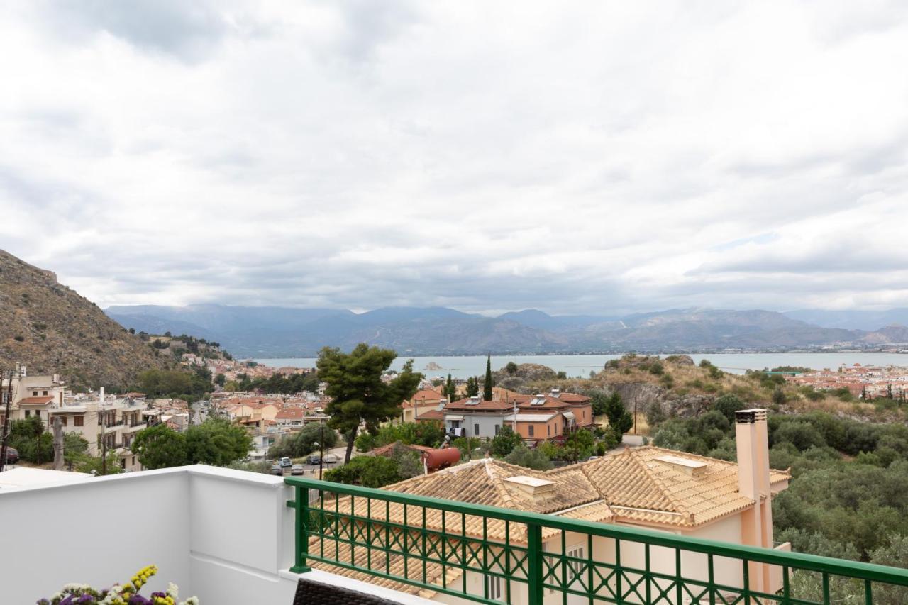 Chrysothemis - Panoramic Sea View Villa Nafplion Exteriör bild